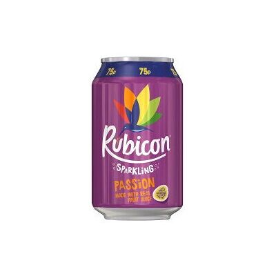 Rubicon Sparkling Passion 330ml Can (Pack of 24) Rubicon Sparkling Passion 330ml Can (Pack of 24)