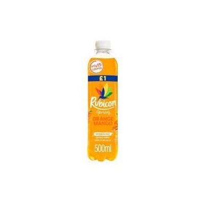 Rubicon Sparkling Spring Water with Fruit Juice 500ml (Pack of 12) Rubicon Sparkling Spring Water with Fruit Juice 500ml (Pack of 12)