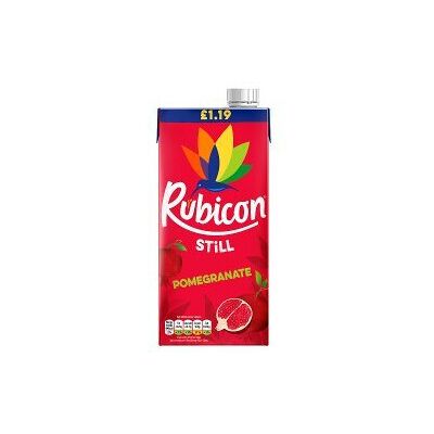 Rubicon Still Pomegranate Juice Drink 1L (Pack of 12) Rubicon Still Pomegranate Juice Drink 1L (Pack of 12)