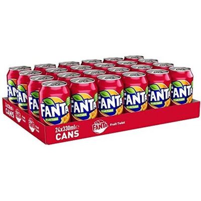 Fanta Fruit Twist Pack Of 24x330ml Cans Fanta Fruit Twist Pack Of 24x330ml Cans