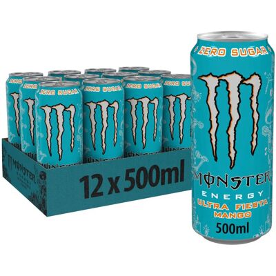 Monster Energy - Energy Ultra Fiesta Mango - Energy Drink Monster Energy - Energy Ultra Fiesta Mango - Energy Drink