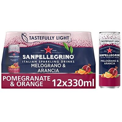 San Pellegrino Pomegranate & Orange 12x330ml San Pellegrino Pomegranate & Orange 12x330ml