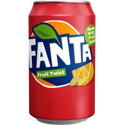 Fanta Fruit Twist 24 x 330ml Cans Fanta Fruit Twist 24 x 330ml Cans