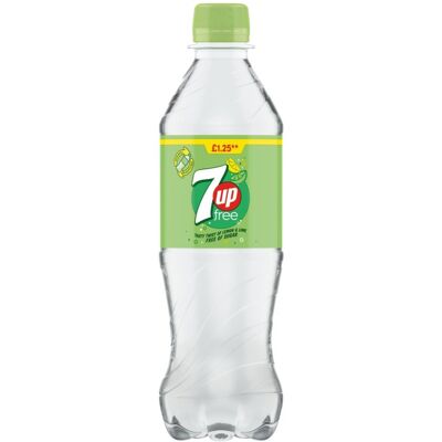 7UP Free Lemon & Lime Bottle 500ml (Pack of 12) 7UP Free Lemon & Lime Bottle 500ml (Pack of 12)