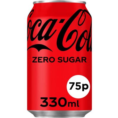 Coca Cola Coca-Cola Zero Sugar 330ml (Pack of 24) Coca Cola Coca-Cola Zero Sugar 330ml (Pack of 24)