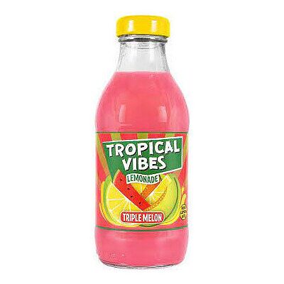 Tropical Vibes Lemonade Triple Melon, 300ml (Pack of 15) Tropical Vibes Lemonade Triple Melon, 300ml (Pack of 15)