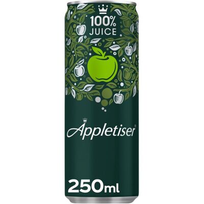 Appletiser 250ml Sparkling Apple Juice - Pack of 24, 100% Apple Juice, Gluten Fr Appletiser 250ml Sparkling Apple Juice - Pack of 24, 100% Apple Juice, Gluten Fr