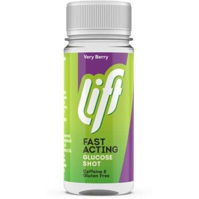 LIFT FastActing Glucose Energy Juice Shots Very Berry 12 Pack of 60 ml Bottles LIFT FastActing Glucose Energy Juice Shots Very Berry 12 Pack of 60 ml Bottles