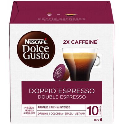 Nescafe Doppio Espresso Coffee Capsules - Coffee Type Nescafe Doppio Espresso Coffee Capsules - Coffee Type