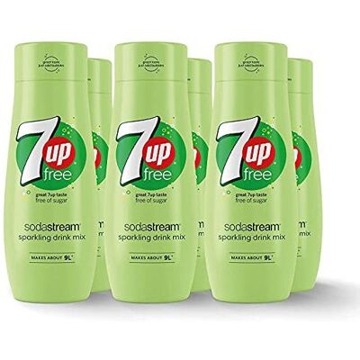 SodaStream Flavours 7Up Free Sparkling Drink Mix, Fizzy Drink Maker Concentrate, SodaStream Flavours 7Up Free Sparkling Drink Mix, Fizzy Drink Maker Concentrate,
