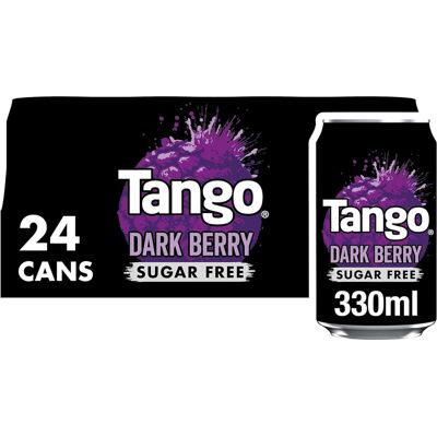 Tango Dark Berry Sugar Free 330ml Cans (Pack of 24) Tango Dark Berry Sugar Free 330ml Cans (Pack of 24)
