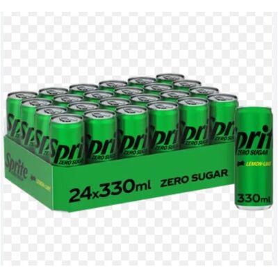 KidzBuzz Sprite Zero Sugar 24x330ML KidzBuzz Sprite Zero Sugar 24x330ML
