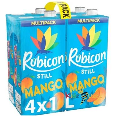 Rubicon Still Mango Juice Drink 4X1 Litre Carton Rubicon Still Mango Juice Drink 4X1 Litre Carton