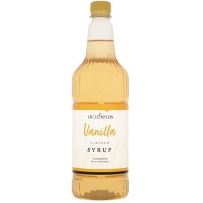 Lichfields Vanilla Flavour Syrup 1 Litre Lichfields Vanilla Flavour Syrup 1 Litre
