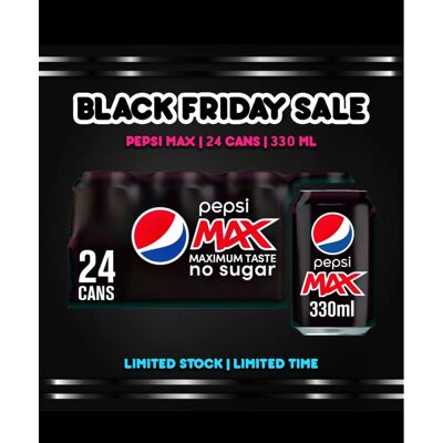 Sun (Pepsi MAX Cans 24x330ml) Wholesale Drinks, Bulk Cases of Soft Drinks, Monster, Sun (Pepsi MAX Cans 24x330ml) Wholesale Drinks, Bulk Cases of Soft Drinks, Monster,