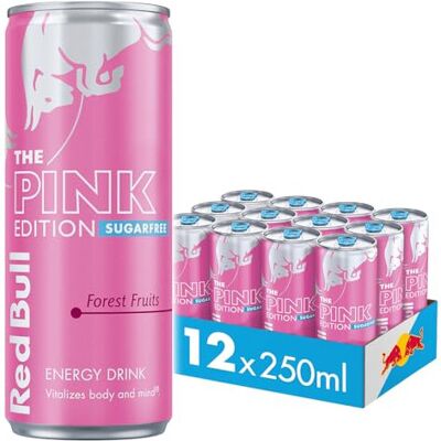 Red Bull - Pink Edition Forest Fruits Sugar Free - Energy Drink Red Bull - Pink Edition Forest Fruits Sugar Free - Energy Drink