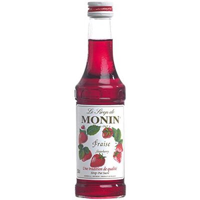 Monin Strawberry Syrup, 250 ml Bottle Monin Strawberry Syrup, 250 ml Bottle