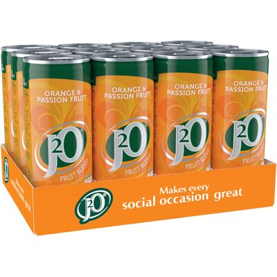 J2O Orange & Passion Fruit Juice, 250ml - Bright, Bold Flavor - 920501 J2O Orange & Passion Fruit Juice, 250ml - Bright, Bold Flavor - 920501