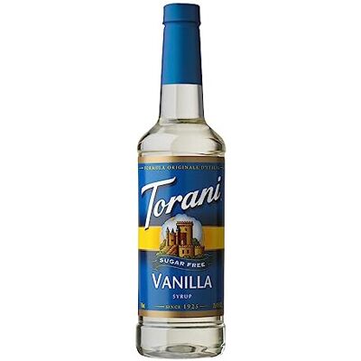 Torani Vanilla Sugar Free Coffee Syrups (750ml Bottle) - Classic Vanilla Syrup F Torani Vanilla Sugar Free Coffee Syrups (750ml Bottle) - Classic Vanilla Syrup F