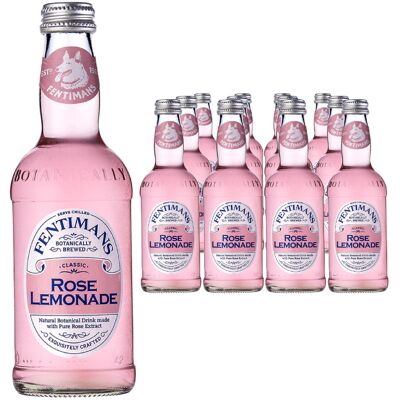 Fentimans Rose Lemonade - Botanically Brewed with Bulgarian Rose Oil & Lemon Jui Fentimans Rose Lemonade - Botanically Brewed with Bulgarian Rose Oil & Lemon Jui