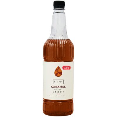 Simply Sugar Free Caramel Syrup, Low Calorie, Vegan & Nut Free Flavoured Syrup f Simply Sugar Free Caramel Syrup, Low Calorie, Vegan & Nut Free Flavoured Syrup f