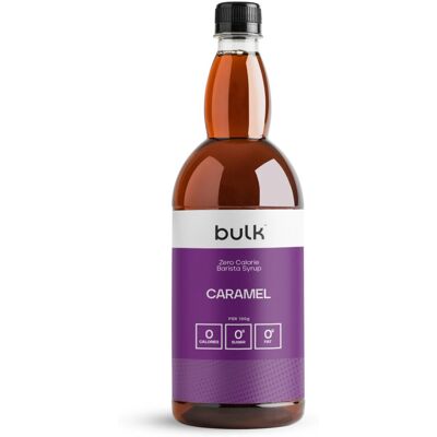 Bulk Zero Calorie Barista Syrup, Caramel - 1 Litre, Sugar-Free, Fat-Free, Vegan Bulk Zero Calorie Barista Syrup, Caramel - 1 Litre, Sugar-Free, Fat-Free, Vegan