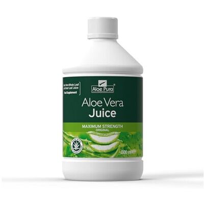 Aloe Pura Aloe Vera Maximum Strength Juice, Natural, Vegan, Cruelty Free, Food S Aloe Pura Aloe Vera Maximum Strength Juice, Natural, Vegan, Cruelty Free, Food S