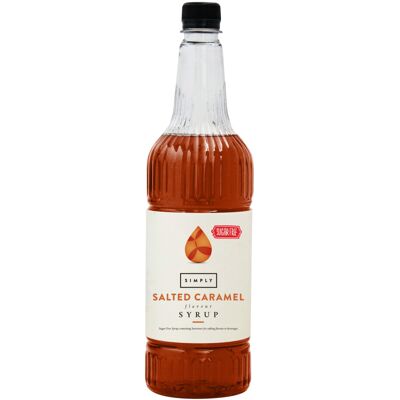 Simply Sugar Free Salted Caramel Syrup, Low Calorie, Vegan & Nut Free Flavoured Simply Sugar Free Salted Caramel Syrup, Low Calorie, Vegan & Nut Free Flavoured