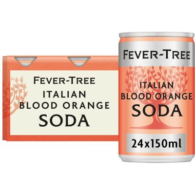 Fever-Tree Italian Blood Orange Soda 6x150ml (Pack of 4, Total 24 Cans) Fever-Tree Italian Blood Orange Soda 6x150ml (Pack of 4, Total 24 Cans)