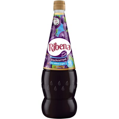 Ribena Blackcurrant Squash, No Added Sugar, 1.5L, Vitamin C Ribena Blackcurrant Squash, No Added Sugar, 1.5L, Vitamin C