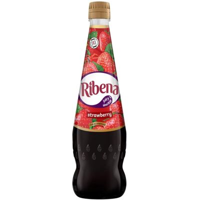 Ribena Strawberry Squash No Added Sugar 850ml - Real Fruit Rich in Vitamin C Ribena Strawberry Squash No Added Sugar 850ml - Real Fruit Rich in Vitamin C