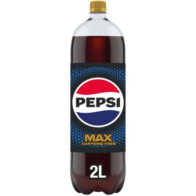 Pepsi Max No Caffeine No Sugar Cola Bottle 2L Pepsi Max No Caffeine No Sugar Cola Bottle 2L