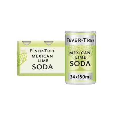 FEVER-TREE Mexican Lime Soda 6x150ml (Pack of 4, Total 24 Cans) FEVER-TREE Mexican Lime Soda 6x150ml (Pack of 4, Total 24 Cans)