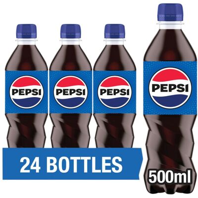 Pepsi Cola Bottle 500ml (Pack of 24) Pepsi Cola Bottle 500ml (Pack of 24)