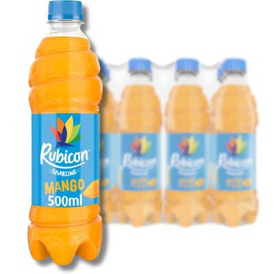 Rubicon 12 Pack Sparkling Mango Flavoured Fizzy Drink with Real Fruit Juice, Han Rubicon 12 Pack Sparkling Mango Flavoured Fizzy Drink with Real Fruit Juice, Han