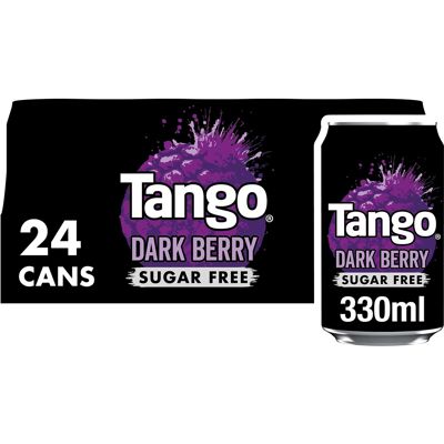 Tango Dark Berry Sugar Free Cans 24 x 330ml Tango Dark Berry Sugar Free Cans 24 x 330ml