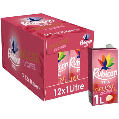 Rubicon Still 12 Pack Deluxe Lychee Juice Drink, Made with Handpicked Fruits for Rubicon Still 12 Pack Deluxe Lychee Juice Drink, Made with Handpicked Fruits for