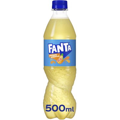 Fanta PET Pineapple & Grapefruit 500 ml (Pack of 12) Fanta PET Pineapple & Grapefruit 500 ml (Pack of 12)