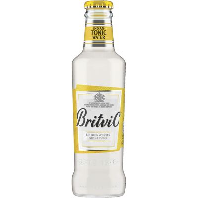 Britvic Indian Tonic Water - Carbonated Drink - Pack of 24 x 200ml Britvic Indian Tonic Water - Carbonated Drink - Pack of 24 x 200ml