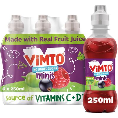 Vimto Kids Juice Drink – No Added Sugar – Grape Blackcurrant Raspberry – V Vimto Kids Juice Drink – No Added Sugar – Grape Blackcurrant Raspberry – V