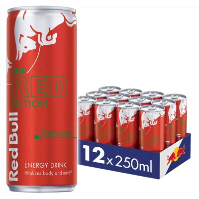 Red Bull Energy Drink Red Edition Watermelon 250 ml x12 Red Bull Energy Drink Red Edition Watermelon 250 ml x12