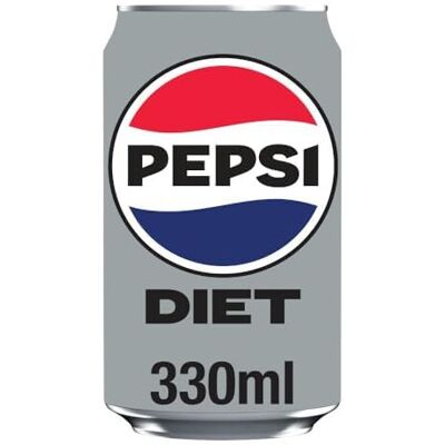 Pepsi Diet Cola Cans 24 x 330 ml Pepsi Diet Cola Cans 24 x 330 ml
