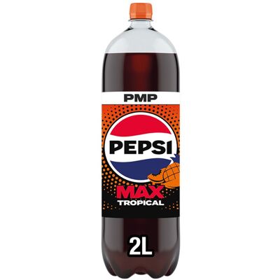 Pepsi Max Tropical Bottle 2L (Pack of 6) Pepsi Max Tropical Bottle 2L (Pack of 6)