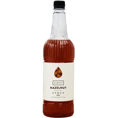 Simply Hazelnut Syrup, Vegan & Nut Free Flavoured Syrup for Coffee, Cocktails & Simply Hazelnut Syrup, Vegan & Nut Free Flavoured Syrup for Coffee, Cocktails &