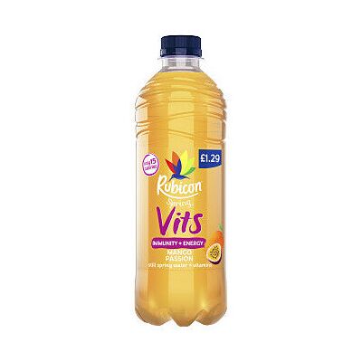 Rubicon Spring Vits Passion 500ml (Pack of 12) Rubicon Spring Vits Passion 500ml (Pack of 12)