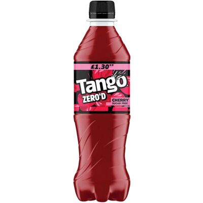Tango Zero'd Cherry Free Bottle 500ml (Pack of 12) Tango Zero'd Cherry Free Bottle 500ml (Pack of 12)