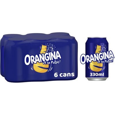 Ribena Orangina Sparkling Fruit Drink; Multipack of 6 x 330ml cans; contains a blend of Ribena Orangina Sparkling Fruit Drink; Multipack of 6 x 330ml cans; contains a blend of