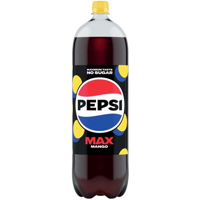 Pepsi Max Mango Zero Sugar Cola Bottle 2l Pepsi Max Mango Zero Sugar Cola Bottle 2l