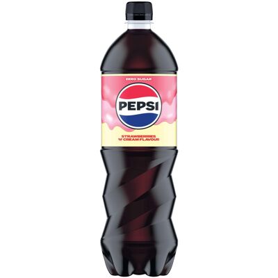 Pepsi Treats Strawberries & Cream 1.25L Pepsi Treats Strawberries & Cream 1.25L