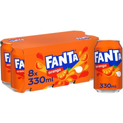 Fanta Orange 8 x 330 ml Fanta Orange 8 x 330 ml